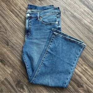 GAP Kick-Fit Medium Wash Mid Rise Straight Leg Denim Jeans